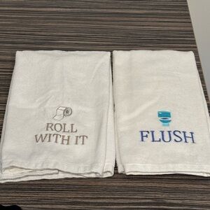 Bathroom towels